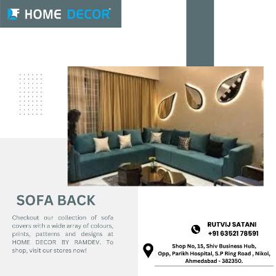 🛋️HOME DECOR BY RAMDEV - Elevate Your Living Space with Stylish Sofa Back Covers!
